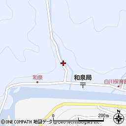 岐阜県加茂郡白川町和泉1252周辺の地図