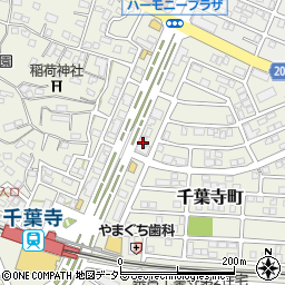 白光舎千葉寺店周辺の地図