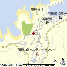 鳥取県岩美郡岩美町田後375周辺の地図