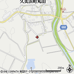 京都府京丹後市久美浜町丸山169周辺の地図