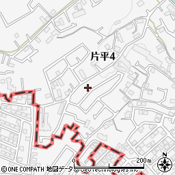 神奈川県川崎市麻生区片平4丁目23-14周辺の地図