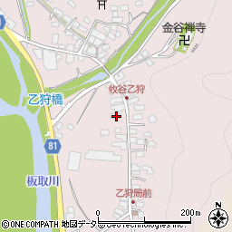 岐阜県美濃市乙狩879周辺の地図