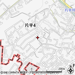 神奈川県川崎市麻生区片平4丁目9-27周辺の地図