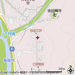 岐阜県美濃市乙狩919周辺の地図