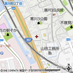 千葉県千葉市中央区寒川町3丁目74周辺の地図