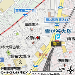 東京都大田区雪谷大塚町19-7周辺の地図
