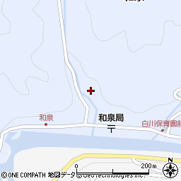岐阜県加茂郡白川町和泉1254周辺の地図