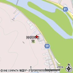 岐阜県美濃市乙狩76周辺の地図
