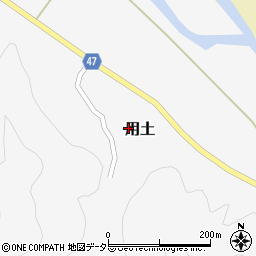 兵庫県新温泉町（美方郡）用土周辺の地図