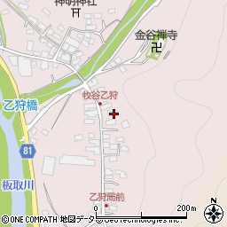 岐阜県美濃市乙狩921周辺の地図
