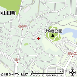 東京都町田市上小山田町472周辺の地図