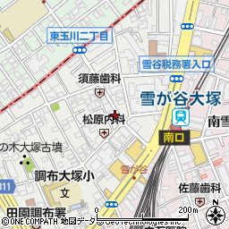 東京都大田区雪谷大塚町19-6周辺の地図