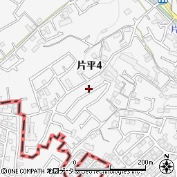 神奈川県川崎市麻生区片平4丁目23-16周辺の地図