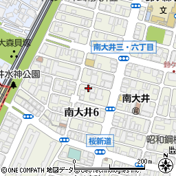 東京測器研究所新館周辺の地図