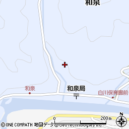 岐阜県加茂郡白川町和泉1258-5周辺の地図
