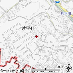 神奈川県川崎市麻生区片平4丁目9-26周辺の地図