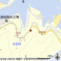 鳥取県岩美郡岩美町田後4周辺の地図