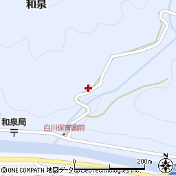 岐阜県加茂郡白川町和泉563-1周辺の地図