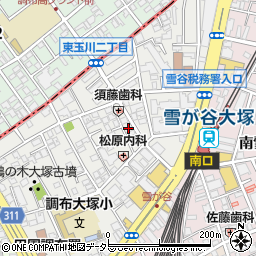 東京都大田区雪谷大塚町19周辺の地図