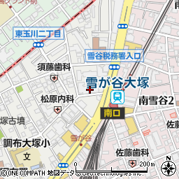 東京都大田区雪谷大塚町7-20周辺の地図