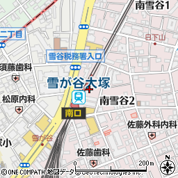 東京都大田区南雪谷2丁目2周辺の地図