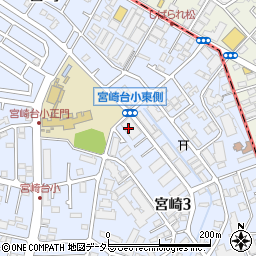日比谷総合設備株式会社　宮崎寮周辺の地図