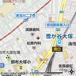 東京都大田区雪谷大塚町6-10周辺の地図