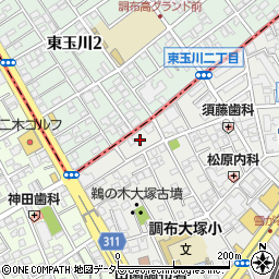 東京都大田区雪谷大塚町22周辺の地図