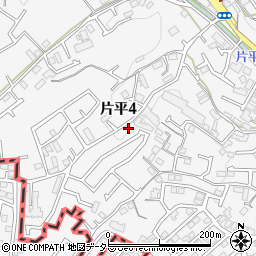 神奈川県川崎市麻生区片平4丁目9-21周辺の地図