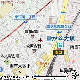 東京都大田区雪谷大塚町6-4周辺の地図
