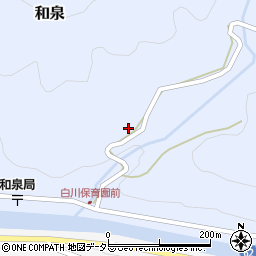 岐阜県加茂郡白川町和泉563周辺の地図