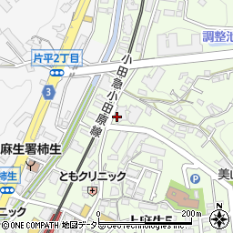 セブンイレブン川崎上麻生５丁目店周辺の地図