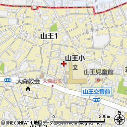 カルム山王周辺の地図