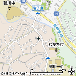 東京都町田市野津田町1378-12周辺の地図