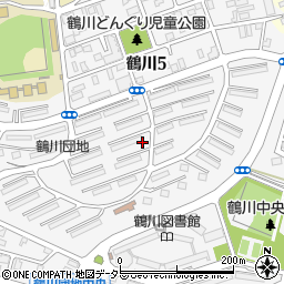 東京都町田市鶴川5丁目周辺の地図