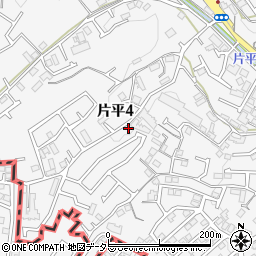 神奈川県川崎市麻生区片平4丁目9-20周辺の地図