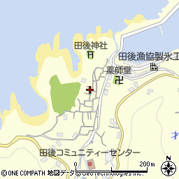 田後簡易郵便局周辺の地図