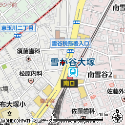 東京都大田区雪谷大塚町7-12周辺の地図
