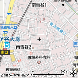 東京都大田区南雪谷2丁目6周辺の地図