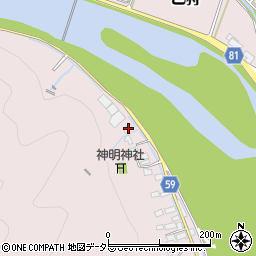 岐阜県美濃市乙狩84周辺の地図
