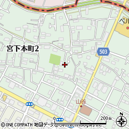 神奈川県相模原市中央区宮下本町周辺の地図
