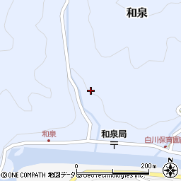 岐阜県加茂郡白川町和泉658周辺の地図