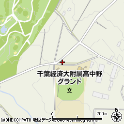 千葉経済学園中野運動場周辺の地図