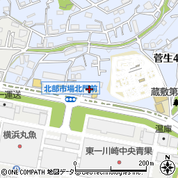 釜寅　宮前店周辺の地図