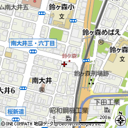 大井青果周辺の地図