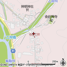 岐阜県美濃市乙狩928周辺の地図