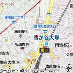 東京都大田区雪谷大塚町7周辺の地図
