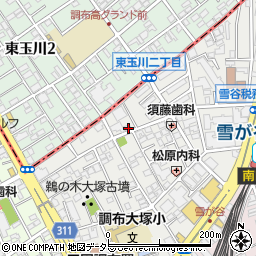 東京都大田区雪谷大塚町21-5周辺の地図