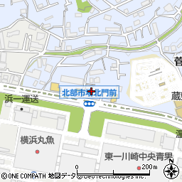 タジマヤ川崎北部支店周辺の地図
