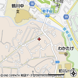 東京都町田市野津田町1376周辺の地図